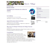 Tablet Screenshot of clinvet-auteuil.com